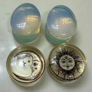 Set of Moon and Sun Plugs